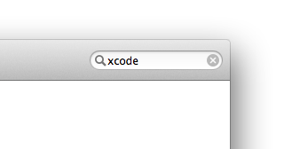 Searching for Xcode in the App Store